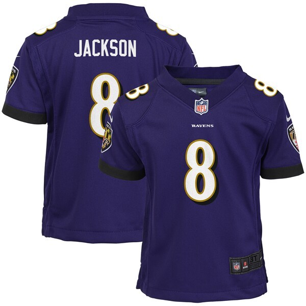 Lamar Jackson Baltimore Ravens Nike Preschool Game Jersey - Purple