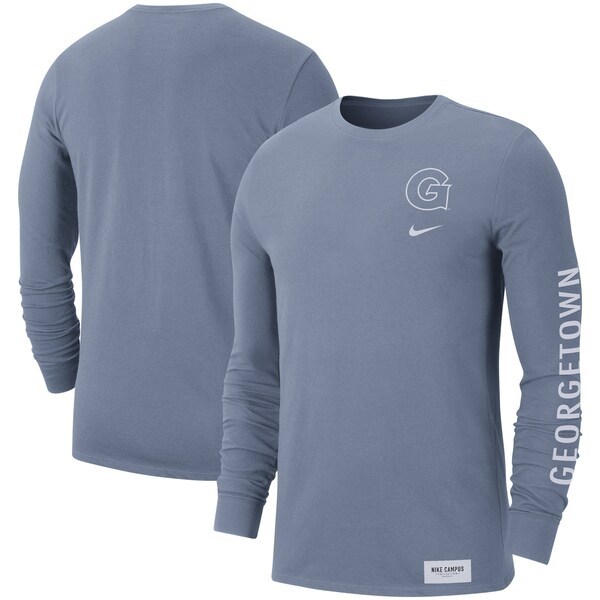 Georgetown Hoyas Nike 2-Hit Long Sleeve T-Shirt - Navy
