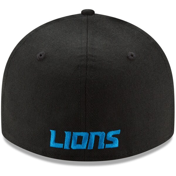 Detroit Lions New Era Omaha Low Profile 59FIFTY Fitted Hat - Black