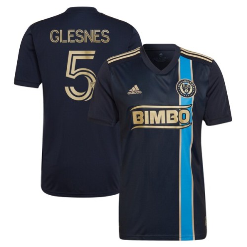 Jakob Glesnes Philadelphia Union adidas 2022 The ''For U'' Kit Replica Player Jersey - Navy