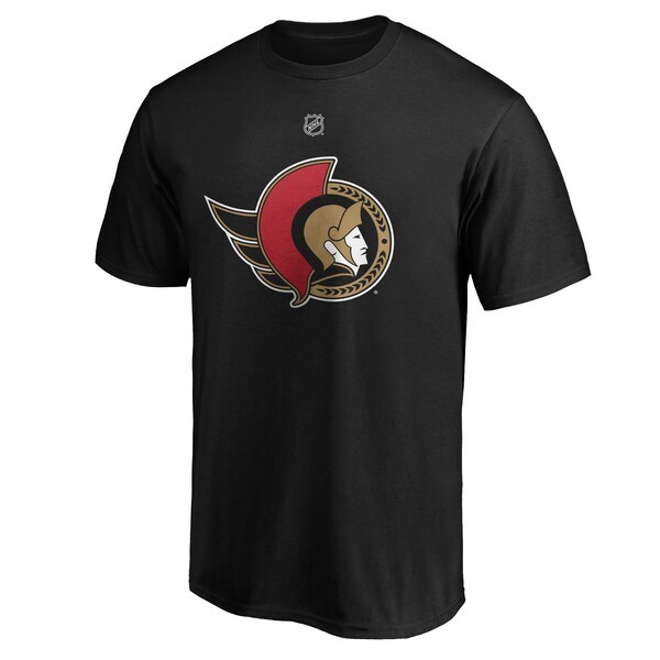 Ottawa Senators Fanatics Branded Authentic Personalized T-Shirt - Black