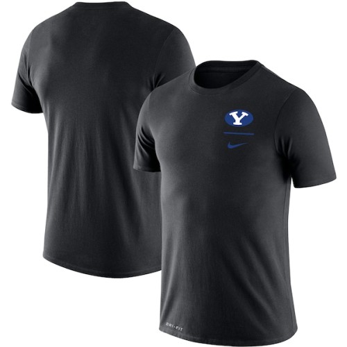 BYU Cougars Nike Logo Stack Legend Performance T-Shirt - Black