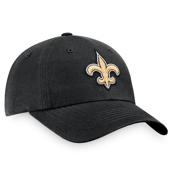 New Orleans Saints Fanatics Branded Team T-Shirt and Adjustable Hat Combo Set - Black/Heathered Black