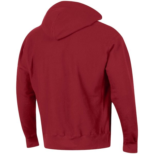 Iowa State Cyclones Champion Team Arch Reverse Weave Pullover Hoodie - Cardinal