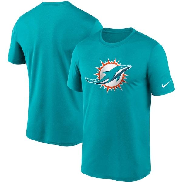 Miami Dolphins Nike Logo Essential Legend Performance T-Shirt - Aqua
