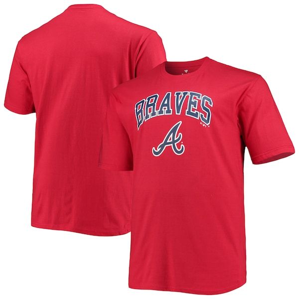 Atlanta Braves Fanatics Branded Big & Tall Secondary T-Shirt - Red