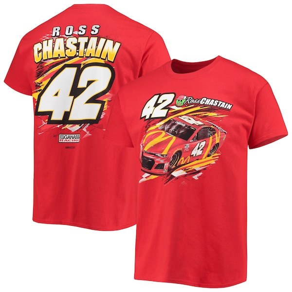 Ross Chastain Checkered Flag Fuel Team T-Shirt - Red