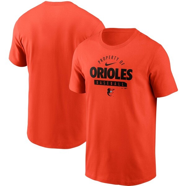 Baltimore Orioles Nike Primetime Property Of Practice T-Shirt - Orange