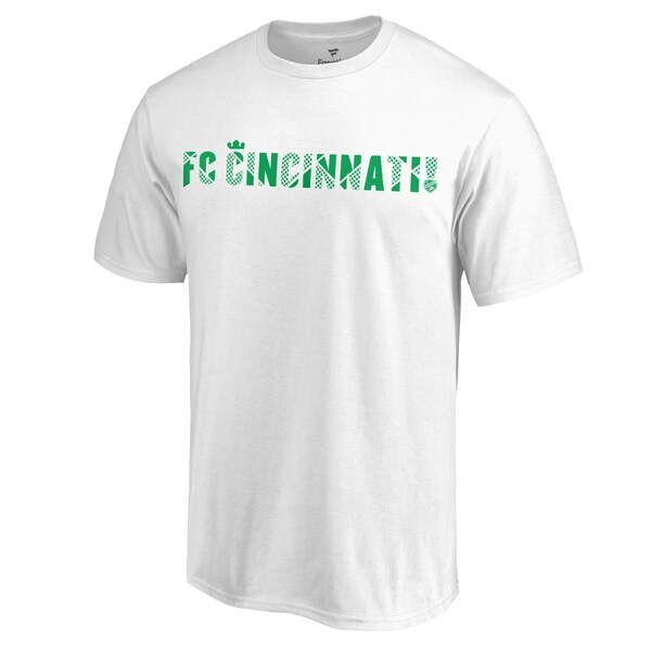 FC Cincinnati Fanatics Branded St. Patrick's Day Lucky T-Shirt - White