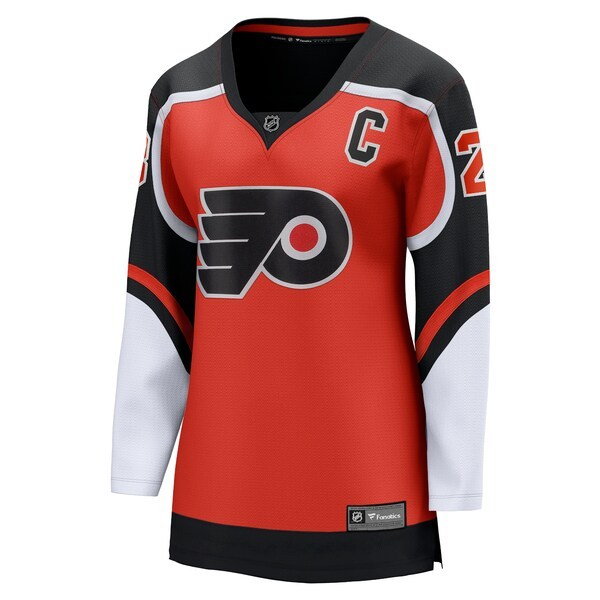 Claude Giroux Philadelphia Flyers Fanatics Branded Women's 2020/21 Special Edition Breakaway Player Jersey - Orange