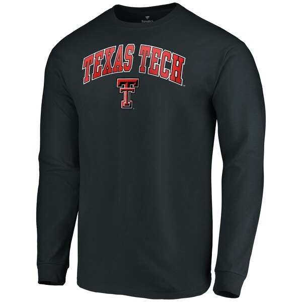 Texas Tech Red Raiders Fanatics Branded Campus Long Sleeve T-Shirt - Black