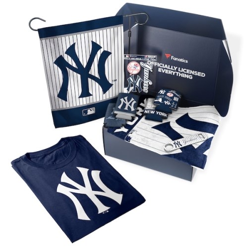 New York Yankees Fanatics Pack Tailgate Game Day Essentials T-Shirt Gift Box - $107+ Value