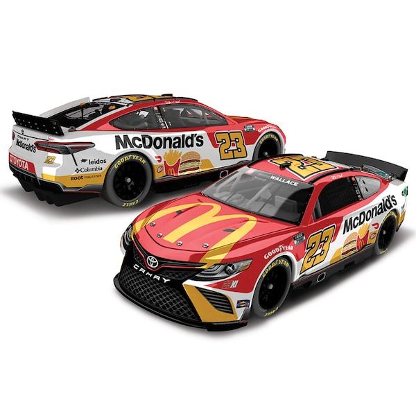 Bubba Wallace Action Racing 2022 #23 McDonald's 1:24 Elite Die-Cast Toyota Camry