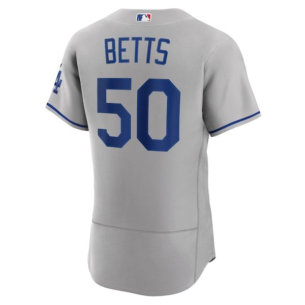 Mookie Betts Los Angeles Dodgers Nike Away Authentic Player Jersey - Gray