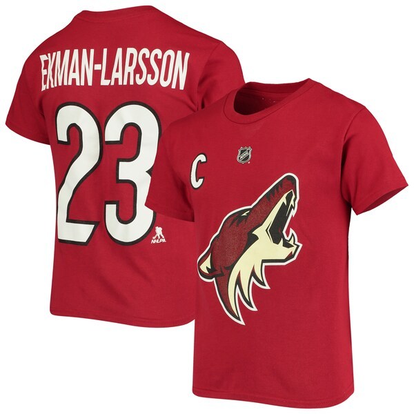 Oliver Ekman-Larsson Arizona Coyotes Youth Player Name & Number T-Shirt - Garnet