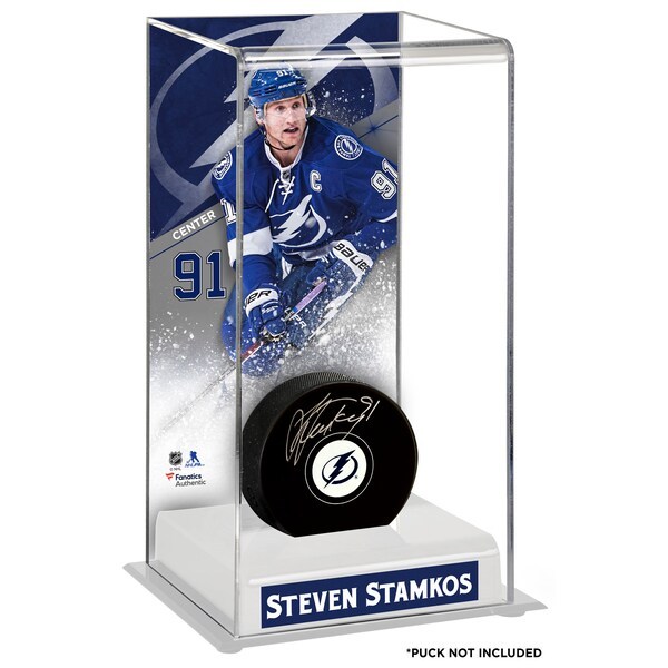 Steven Stamkos Tampa Bay Lightning Fanatics Authentic Deluxe Tall Hockey Puck Case