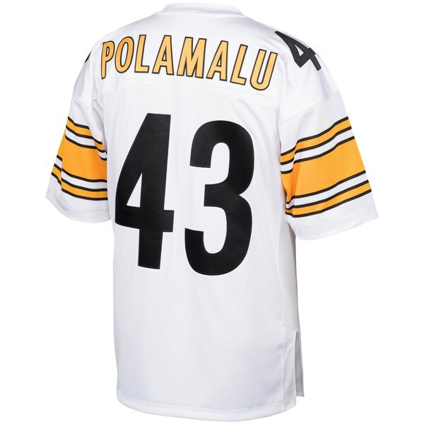 Troy Polamalu Pittsburgh Steelers Mitchell & Ness 2005 Authentic Throwback Retired Player Jersey - White