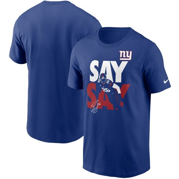 Saquon Barkley New York Giants Nike Player Graphic T-Shirt - Royal