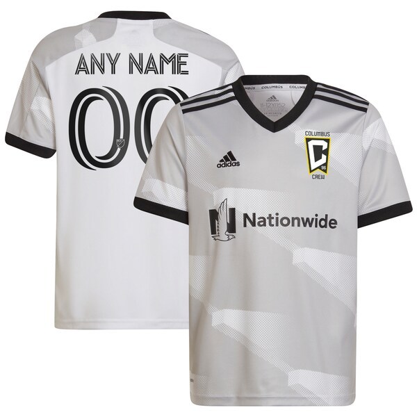 Columbus Crew adidas Youth 2022 Secondary Replica Custom Jersey - White