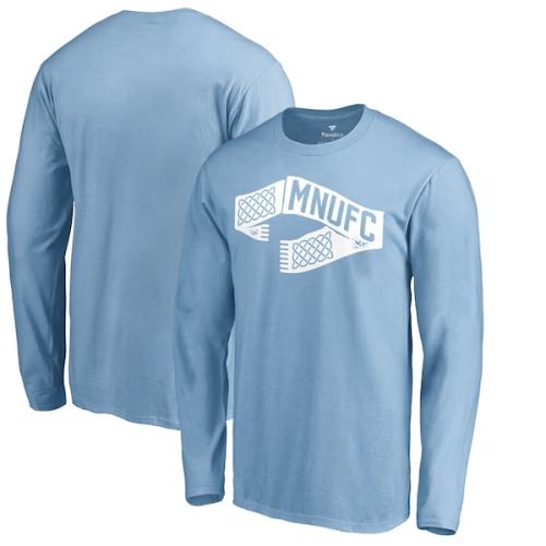 Minnesota United FC Fanatics Branded St. Patrick's Day Paddy's Scarf Long Sleeve T-Shirt - Light Blue