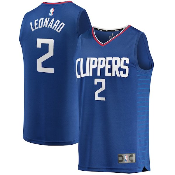 Kawhi Leonard LA Clippers Fanatics Branded Youth Fast Break Player Jersey - Icon Edition - Royal