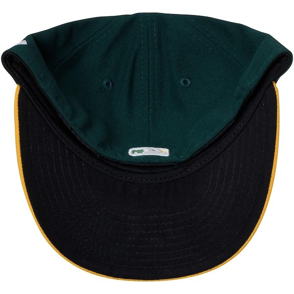 Oakland Athletics New Era Home Authentic Collection On-Field Low Profile 59FIFTY Fitted Hat - Green/Yellow