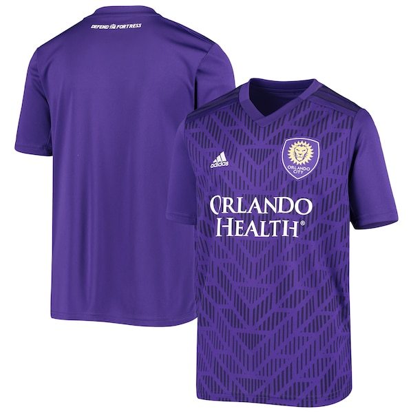 Orlando City SC adidas Youth 2020 Home Replica Jersey - Purple