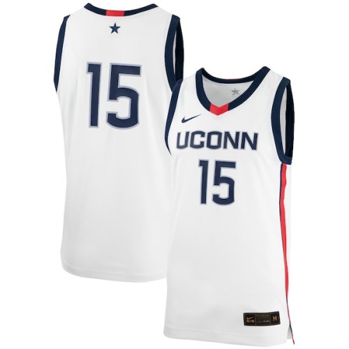 #15 UConn Huskies Nike Team Women's Basketball Jersey - White
