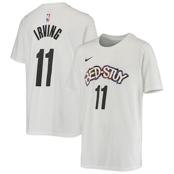 Kyrie Irving Brooklyn Nets Nike Youth Name & Number Performance T-Shirt - White
