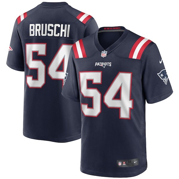 Tedy Bruschi New England Patriots Nike Game Retired Player Jersey - Navy
