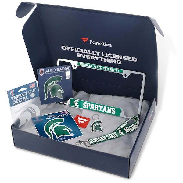 Michigan State Spartans Fanatics Pack Automotive-Themed Gift Box - $55+ Value