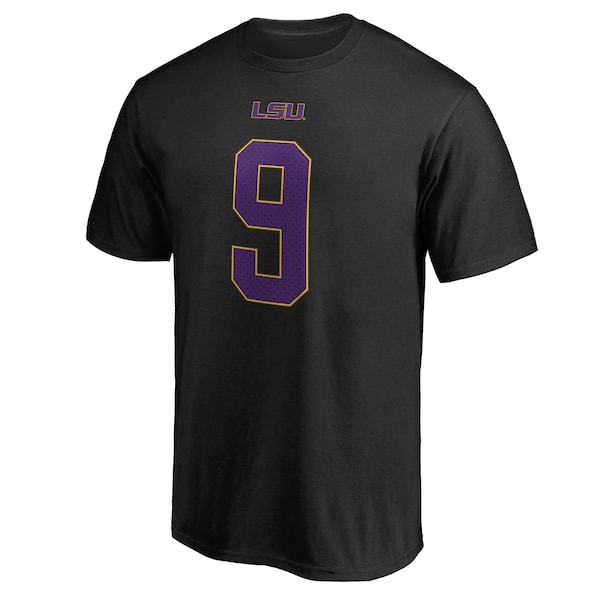 Joe Burrow LSU Tigers Fanatics Branded College Legends Name & Number T-Shirt - Black