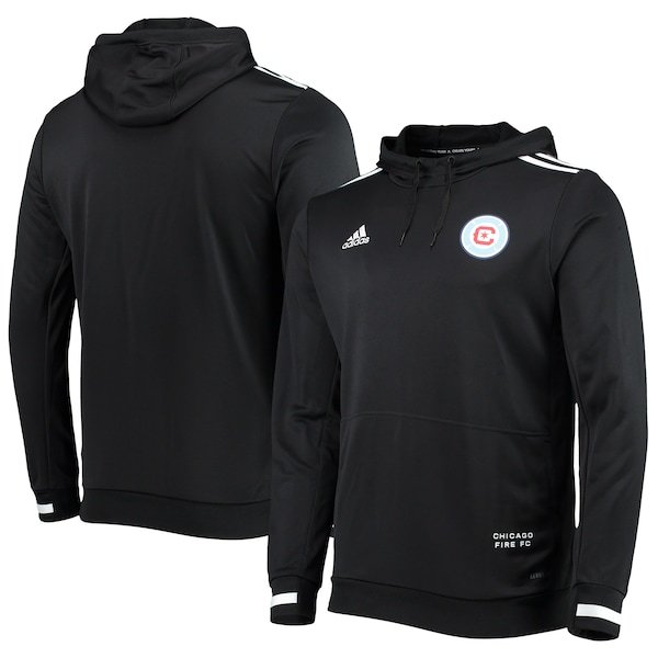 Chicago Fire adidas Club Pullover Hoodie - Black
