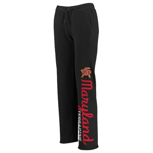 Maryland Terrapins Women's Cozy Fleece Sweatpants - Black