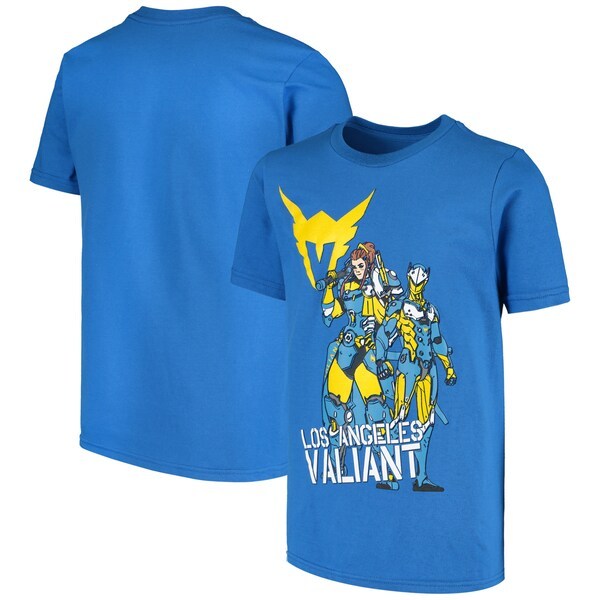 Los Angeles Valiant Youth Heroic T-Shirt - Powder Blue