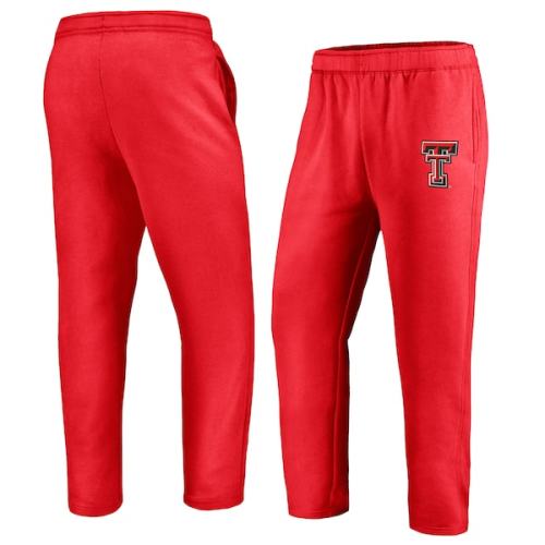 Texas Tech Red Raiders Fanatics Branded School Logo Sweatpants - Red