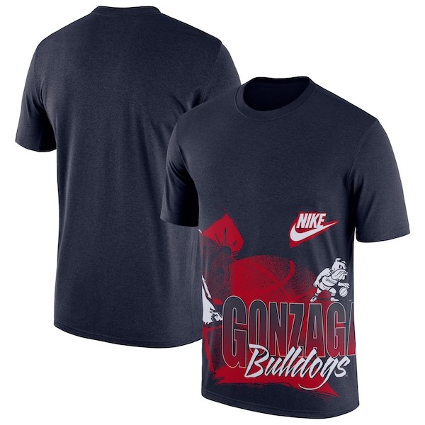 Gonzaga Bulldogs Nike Basketball 90s Hoop Max T-Shirt - Navy