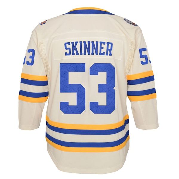 Jeff Skinner Buffalo Sabres Youth 2022 NHL Heritage Classic Premier Player Jersey - Cream