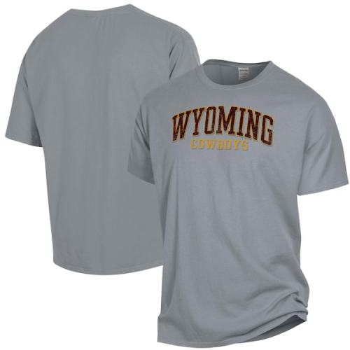 Wyoming Cowboys ComfortWash Garment Dyed T-Shirt - Gray