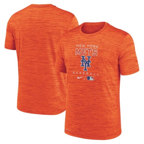 New York Mets Nike Authentic Collection Velocity Practice Performance T-Shirt - Orange