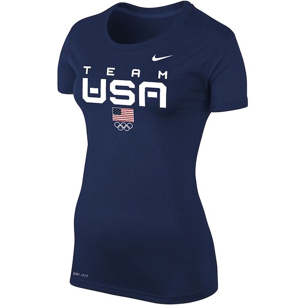 Team USA Nike Women's 2022 Winter Olympics Legend Performance T-Shirt - Navy