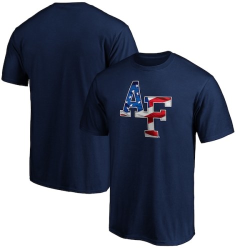 Air Force Falcons Fanatics Branded Banner Wave Premium T-Shirt - Navy