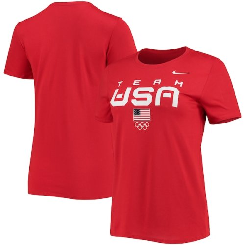 Team USA Nike Women's 2022 Winter Olympics Legend Performance T-Shirt - Red