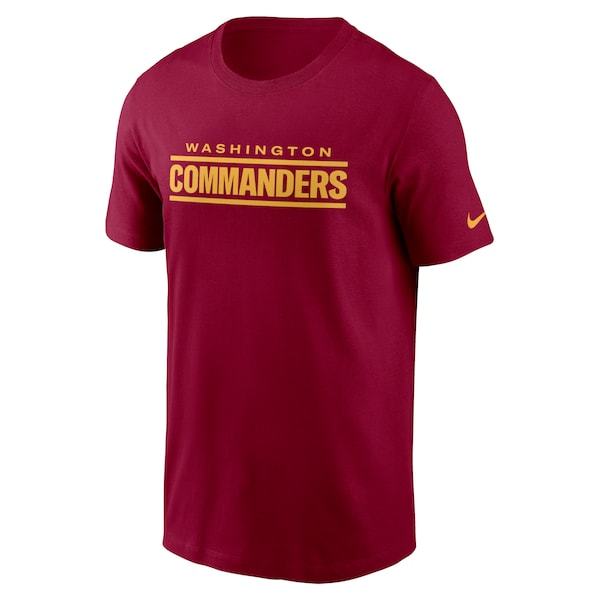 Washington Commanders Nike Wordmark T-Shirt - Burgundy
