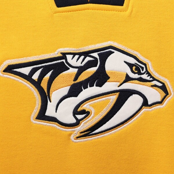 Nashville Predators Youth Ageless Must-Have Lace-Up Pullover Hoodie - Gold