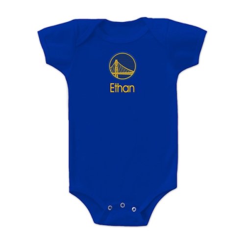 Golden State Warriors Infant Personalized Bodysuit - Royal