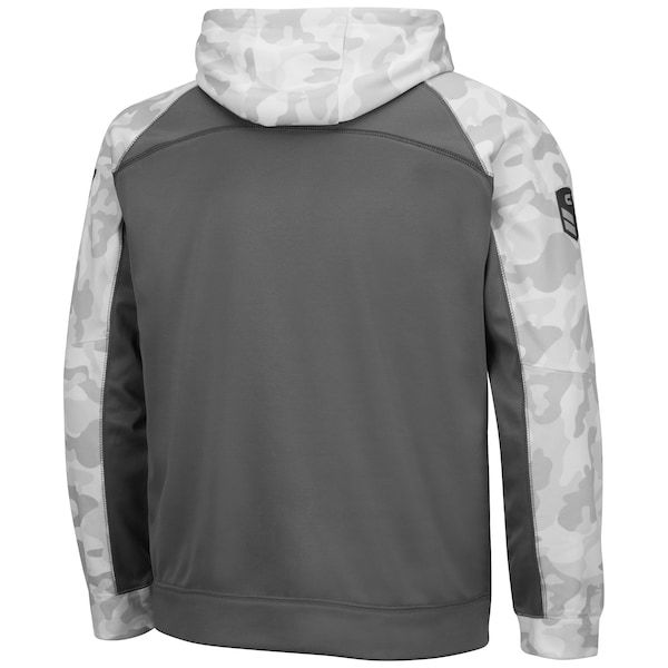 Alabama Crimson Tide Colosseum OHT Military Appreciation Tonal Raglan Pullover Hoodie - Gray/Arctic Camo