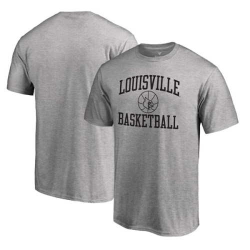 Louisville Cardinals Fanatics Branded In Bounds T-Shirt - Heathered Gray