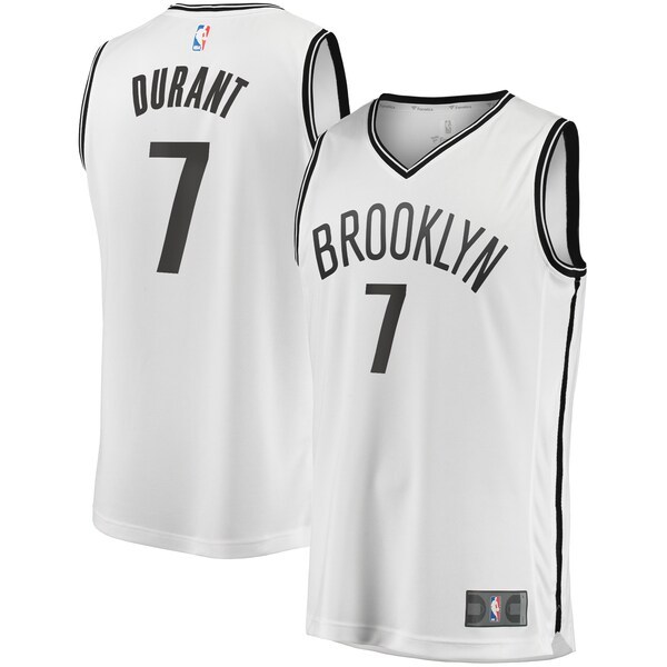 Kevin Durant Brooklyn Nets Fanatics Branded 2019 Fast Break Player Movement Jersey - Association Edition - White