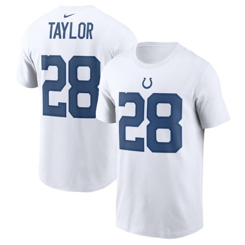 Jonathan Taylor Indianapolis Colts Nike Player Name & Number T-Shirt - White